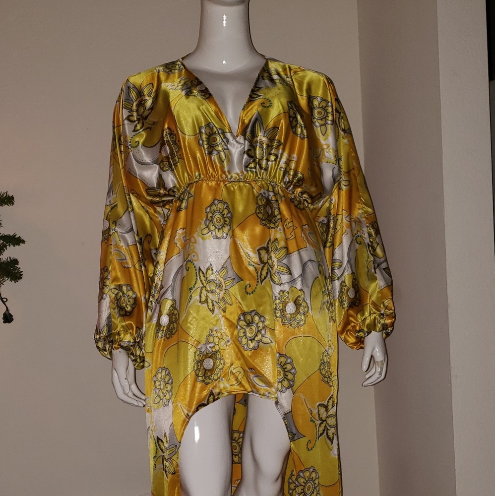 Plus size hi low dress